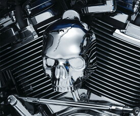 【5730】 SKULL ホーンカバー：2017年以降純正ウォーターフォールホーンカバー装着車に適合/クローム