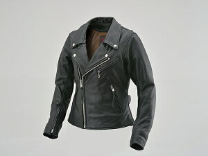 レディース DL-003 ダブルライダースジャケット ブラック ブラック WM/WL