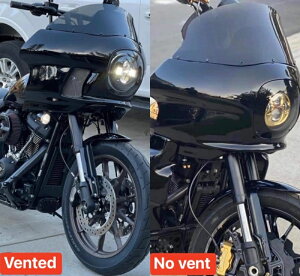 FXRT REPRODUCTION “Closed Back” フェアリングキット:2018年以降FXBB/S、FXLR/11インチスモークシールド ベント有り