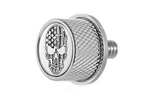 XeX V[g XN[FCONTRAST CUT AMERICAN FLAG SKULL