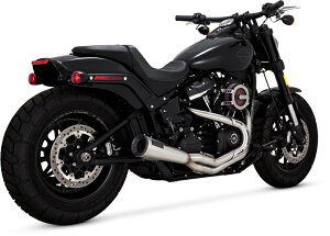 VANCE&HINES ステンレス UPSWEEP 2in1マフラー:2018年以降FLDE、FXBB、FXLR/S、FXFB/S、FLSL、FXST/PCX搭載