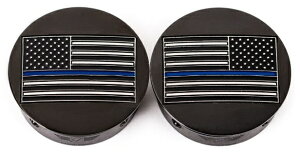 �J�X�^���X�C���O�A�[�� �J�o�[�F1986�N�ȍ~�c�[�����O�@Black Blue Line Flag