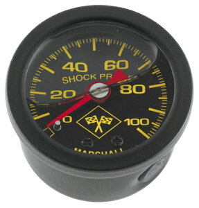 MARSHALL LIQUID FILLED SHOCK PROOF �I�C���Q�[�W Midnight Series - Black 0-100 psi
