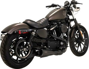 VANCE&HINES ステンレス UPSWEEP 2in1マフラー ブラック 2004〜22年スポーツスター