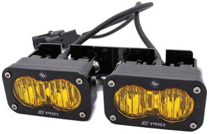 Baja Designs Dual S2 LED���C�g�L�b�g:�yPro�^�C�v�z �yWide Cornering���C�g�z/�����Y�F�A���o�[