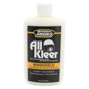 ALL KLEER ウインドシールド、フェアリング&フェイスシールド クリーナー