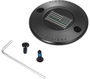 ブラック タイマーカバー 2017〜25年M-EIGHT/GREEN LINE FLAG