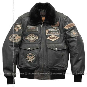 16WJ-10 ヴィンテージフライトレザージャケット ブラウン