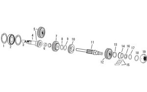 �X�|�[�c�X�^�[ 4���~�b�V���� ���C���V���t�g���R���|�[�l���g �y2�z:Ball bearing 52-85