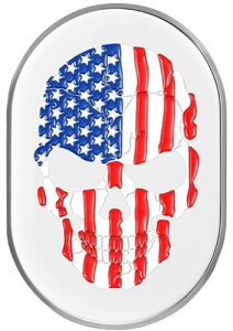 AeiJo[ Mirror polish w/ American flag skull E 2017`23NFLHRXSA2009`13NFLTR/X/XSA2009`23NFLHX/S