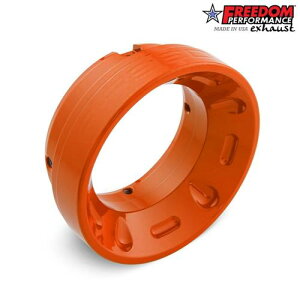 4.5�C���` STRAIGHT (2-STEP) �G���h�L���b�v GLOSSY DUTCH ORANGE FREEDOM PERFORMANCE EXHAUST 4.5�C���` �X���b�v�I���}�t���[�p