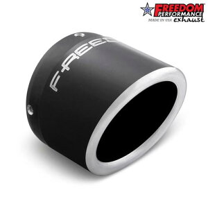 4�C���` LIBERTY �G���h�L���b�v SCULPTED BLACK FREEDOM PERFORMANCE EXHAUST 4�C���` �X���b�v�I���}�t���[�p
