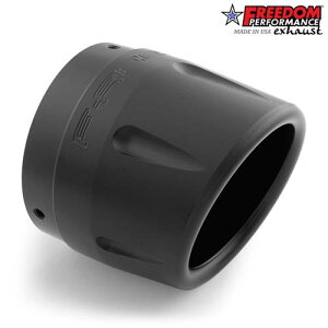 4.5�C���` COMBAT FLUTED (2-STEP) �G���h�L���b�v PITCH BLACK FREEDOM PERFORMANCE EXHAUST 4.5�C���` �X���b�v�I���}�t���[�p
