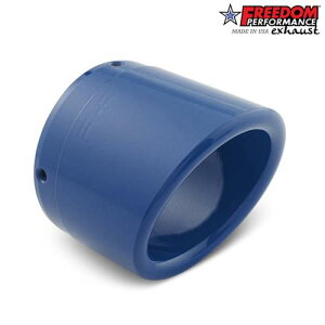 4�C���` LIBERTY �G���h�L���b�v GLOSSY BLUE FREEDOM PERFORMANCE EXHAUST 4�C���` �X���b�v�I���}�t���[�p