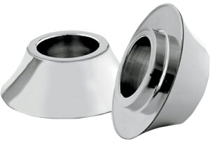 TAPERED フロントアクスルスペーサー:2008年以降ツーリング /クローム