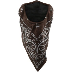 FACEFIT FACEMASK Brown Paisley