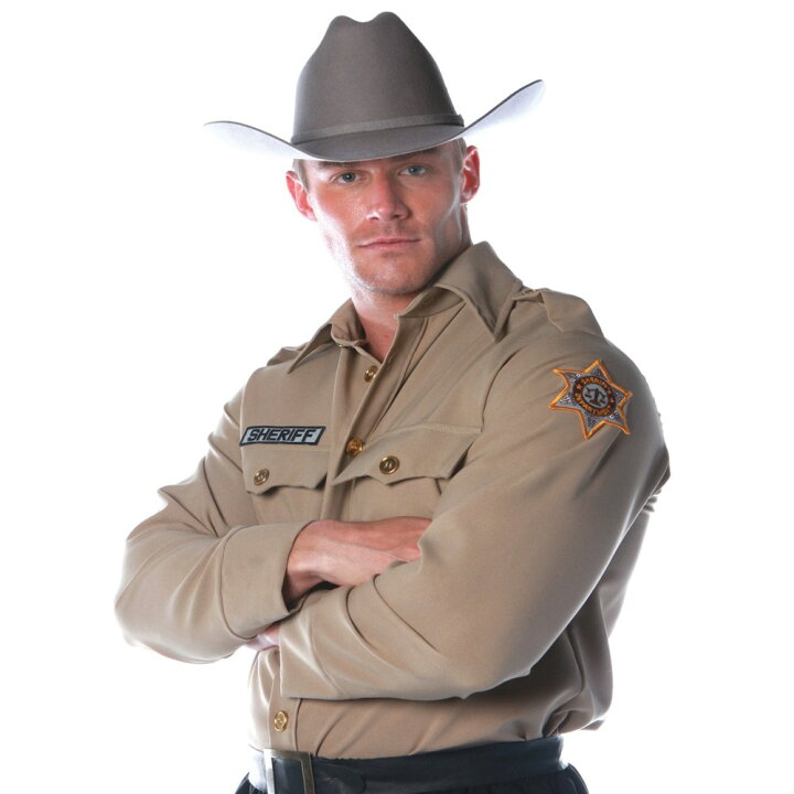 保安官のシャツ 衣装、コスチューム 大人男性用 コスプレ アメリカンコスチューム