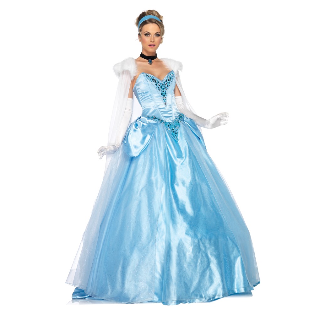 シンデレラ　衣装、コスチューム　DLX　大人女性用　ディズニー　Princess Cinderella　コスプレ | アメリカンコスチューム楽天市場店