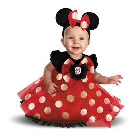 ミニー・マウス　衣装、コスチューム　赤ちゃん用　赤　ディズニー　コスプレ