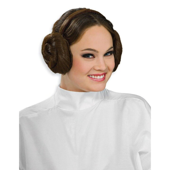 楽天市場 スター ウォーズ レイア サイドのお団子ヘア付きヘッドバンド コスプレ アメリカンコスチューム楽天市場店