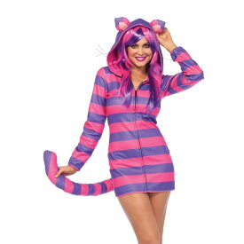 チャシェ猫　コスチューム　「ふしぎの国のアリス」　大人女性用　Cozy Cheshire Cat　コスプレ