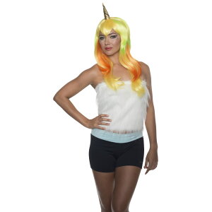 �I�����W�A���b�h�C�G���[ �����O �E�B�b�O�A���� ��l�p UNICORN FAIRY WIG-OR/YLI �R�X�v��