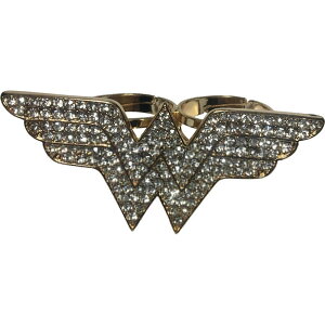 �����_�[�E�[�}�� �_�u�������O �W���X�e�B�X���[�O WONDER WOMAN DBL RHINESTONE RI �R�X�v��
