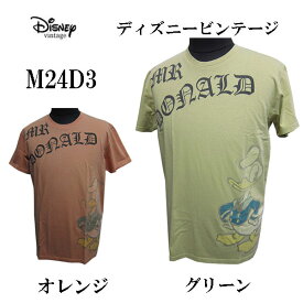 ディズニー ヴィンテージ DISNEY VINTAGE メンズ Tシャツ ドナルドダック ドナルド M24D3 アニメ キャラクター ミッキー ミッキーマウス 全国送料無料 【harusport_d19】