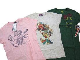 レディース☆ディズニーヴィンテージTシャツが必ず入る有名人気ブランドTシャツ計3枚入ったレディース福袋 ♪