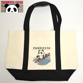 パンディエスタ ジャパン 523867 PDJ トートバッグ ブラック色 鞄 熊猫謹製 PANDIESTA JAPAN メンズ 送料無料
