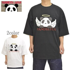 パンディエスタ ジャパン 554106 半袖Tシャツ 天使のパンダさん BIG Tee 熊猫 PANDIESTA JAPAN トップス メンズ 送料無料 新作