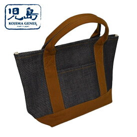 児島ジーンズ KOJIMA GENES RNB-9043Mサイズ 21oz インディゴ×キャメル色 コンボ トートバッグ 鞄 送料無料 新作