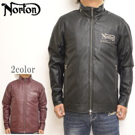 50%OFF 楽天スーパーSALE セール ノートン Norton 服 アパレル 213N1702 ライダースジャケット ライナーベスト付きポリウレタン バイク ゴルフ メンズ アウター 送料無料