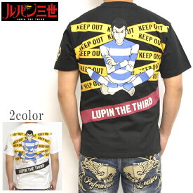 50%OFF 楽天スーパーSALE セール ルパン三世 LPN-2101 半袖Tシャツ 天竺半袖TEE KEEP OUT LUPIN THE THIRD バイク バイカー トップス メンズ 送料無料