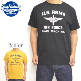 バズリクソンズ BUZZ RICKSONS BR79045 半袖Tシャツ U.S. ARMY AIR FORCE ミリタリー メンズ トップス 送料無料