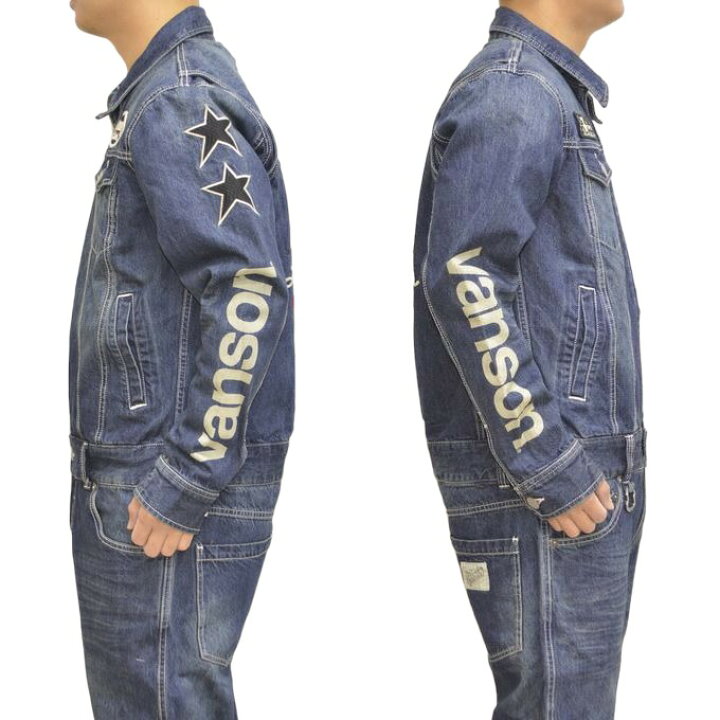 楽天市場】バンソン VANSON NVAO-2401 デニム オールインワン つなぎ 