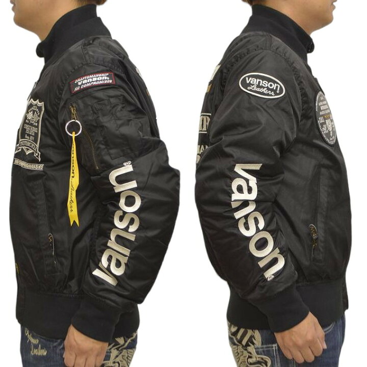楽天市場】バンソン VANSON VS23109W MA-1 ジャケット プロテクター 