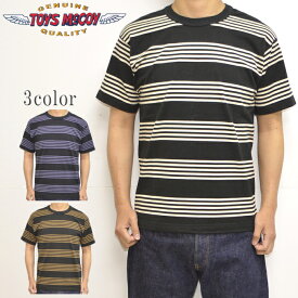 トイズマッコイ TOYS McCOY TMC2342 半袖Tシャツ マルチボーダー MULTI BORDERED TEE メンズ トップス 送料無料 新作