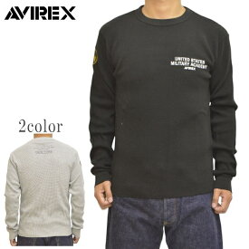 AVIREX アヴィレックス 783-3230060 サーマル 長袖Tシャツ ロンT ワッフル WEST POINT アビレックス トップス メンズ 送料無料 新作