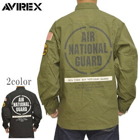 AVIREX アヴィレックス 783-3252046 ジャングル ファティーグジャケット ミリタリー ジャケット シャツ AIR NATIONAL GUARD アビレックス メンズ 送料無料 新作
