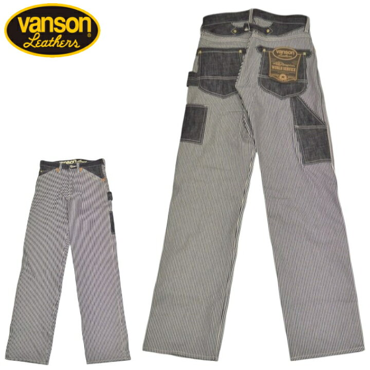 楽天市場】バンソン VANSON NVBL-301 デニム ペインターパンツ 