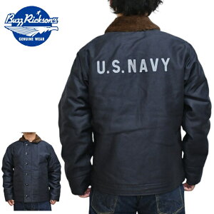 �o�Y���N�\���Y BUZZ RICKSON'S BR15340 Type N-1 Navy �t���C�g�W���P�b�g �~���^���[�W���P�b�g �l�C�r�[ DEMOTEX-ED �����Y �������� ���