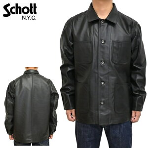 Schott NYC �V���b�g 782-5950012 3111050 �������U�[ �J�o�[�I�[�� �W���P�b�g �J�[�R�[�g LAMB LEATHER COVERALL JACKET �A�E�^�[ �����Y �������� �V��