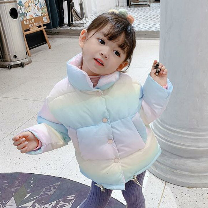 楽天市場 虹色 キッズ アウター 子供アウター キッズコート アウター ジャケット コート 中綿コート 長袖 冬物 入学式 発表会 お宮参り 七五三 キッズ服 女の子服 子供服 90 140cm 秋冬 ドリーム洋服屋