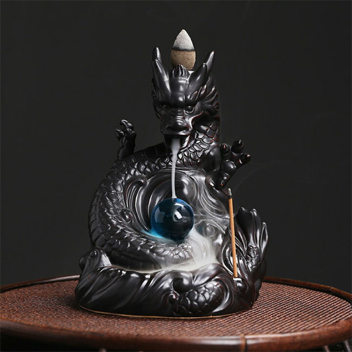 楽天市場】倒流香用 龍 倒流香用 香炉 幻想的 煙 倒流香 香炉 