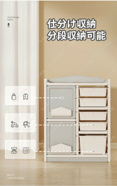 楽天市場】おもちゃ 収納 ラック ボックス カー ストレージ ラック 