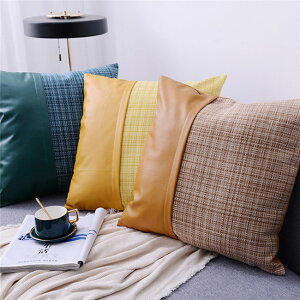 豊富な色 50*50CM 30*50CMクッションカバー Cushion Cover 北欧デザイン プレゼント ギフト 合成皮革 PU製 在宅 おしゃれ クッション おしゃれ ソファークッション クッション 春 北欧 インテリア