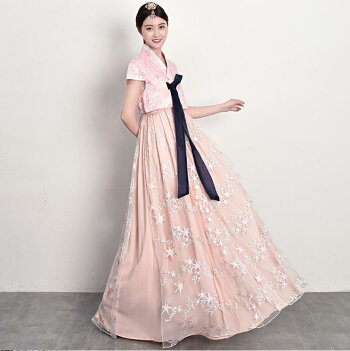 楽天市場 14色展開 半袖 韓国服 韓国ドレス 韓服宮廷風チマチョゴリ 中国朝鮮族服 上下2点セット ステージワンピース 撮影演出舞台服 韓流ドレス朝鮮族服 学園祭コスプレ衣装 普段着 イベント コスチューム レース ドリーム洋服屋