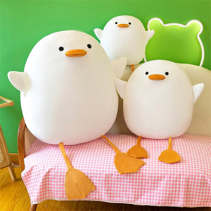 楽天市場】もっちりクッション カモメぬいぐるみ クッション 