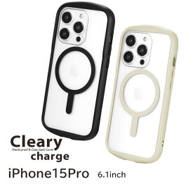 iPhone15Pro ケース Magsafe対応 耐衝撃ハイブリッドケース ストラップホルダー カバー くすみ カラー 背面クリア スモーキーカラー アイフォン 15プロ アイフォーン アイホン アイホーン 送料無料［LN-IP23PLCC］